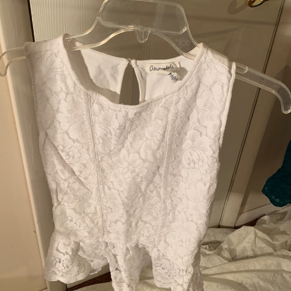 Pre-Owned Early 2000s Lot of AEROPOSTALE Jeans (sz 5/6)  and 2 Lace Tops (Sz M) - Picture 7 of 16